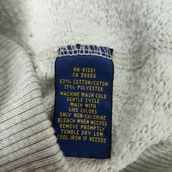 Polo Ralph Lauren Heathered Grey Turtleneck Sweater Size M - Picture 7 of 7